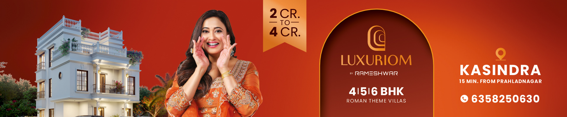 Luxuriom Villas by Rameshwar Developers — luxury 5 & 6 BHK homes in Kasindra, Ahmedabad